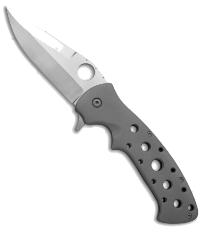 product image for Crawford Custom Featherweight Kasper Flipper Titanium Knife Satin