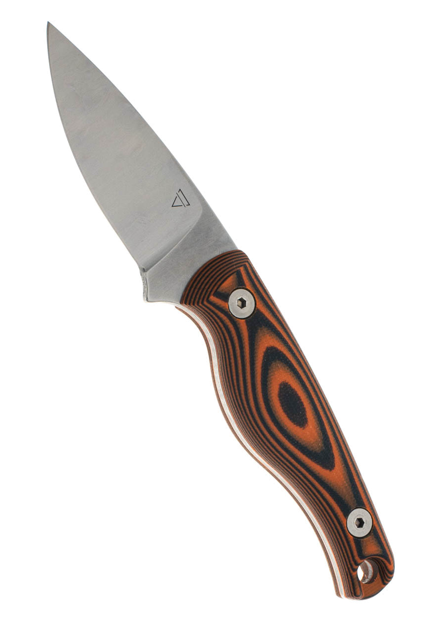 product image for Creely Blades PG Mako Orange Black G10 Fixed Blade Knife