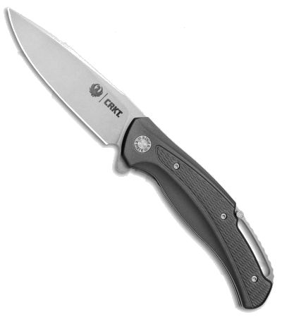 product image for CRKT Ruger Windage Black Aluminum Plain Edge Folding Knife SW R2401