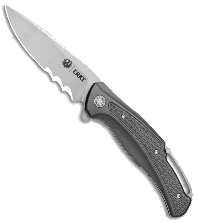 product image for CRKT Ruger Windage Liner Lock Knife Black Aluminum R2402