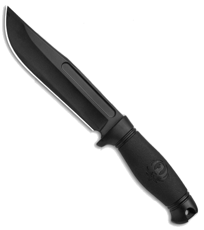 product image for CRKT-Ruger Black Muzzle Brake Fixed Blade Knife 2501K