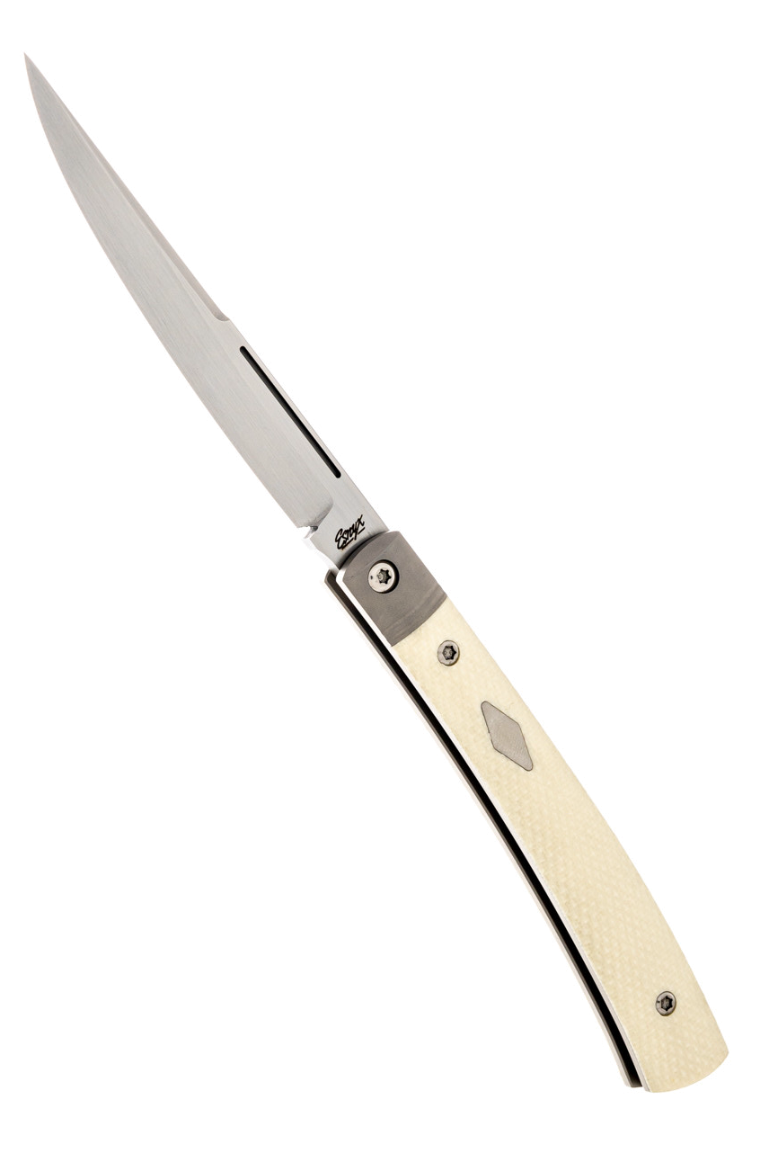 product image for Cuda Barracuda Slipjoint Ivory G10 Satin Blade