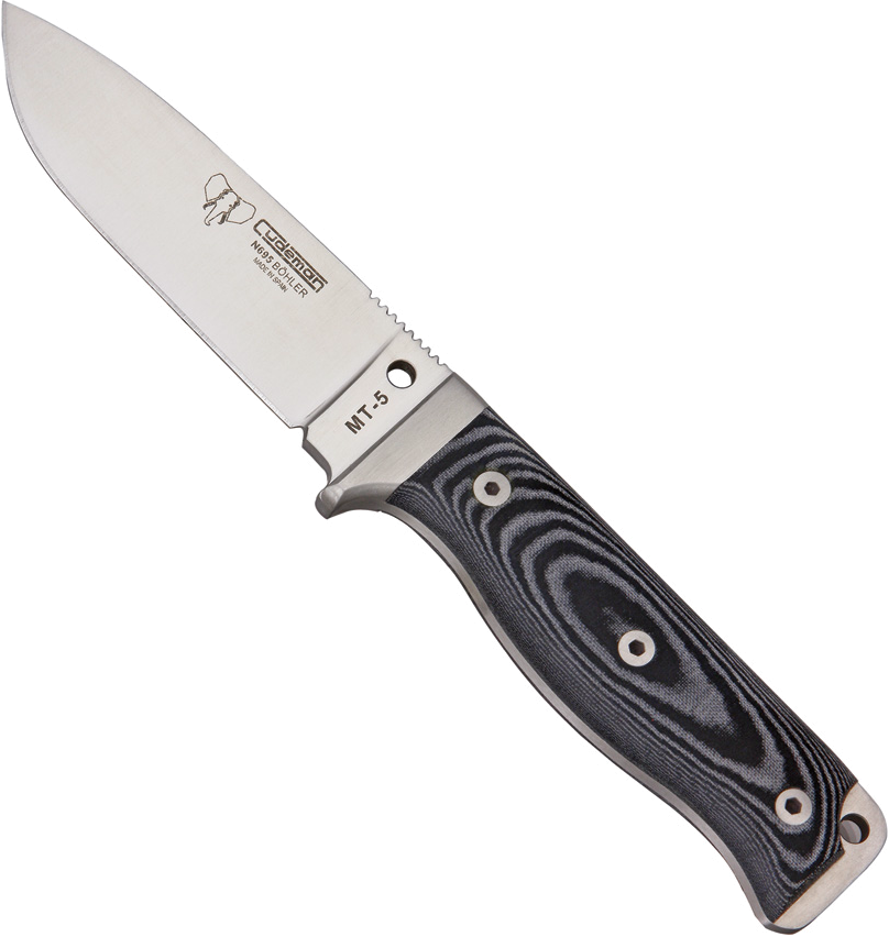 product image for Cudeman MT-5 Black Micarta Survival Knife N695