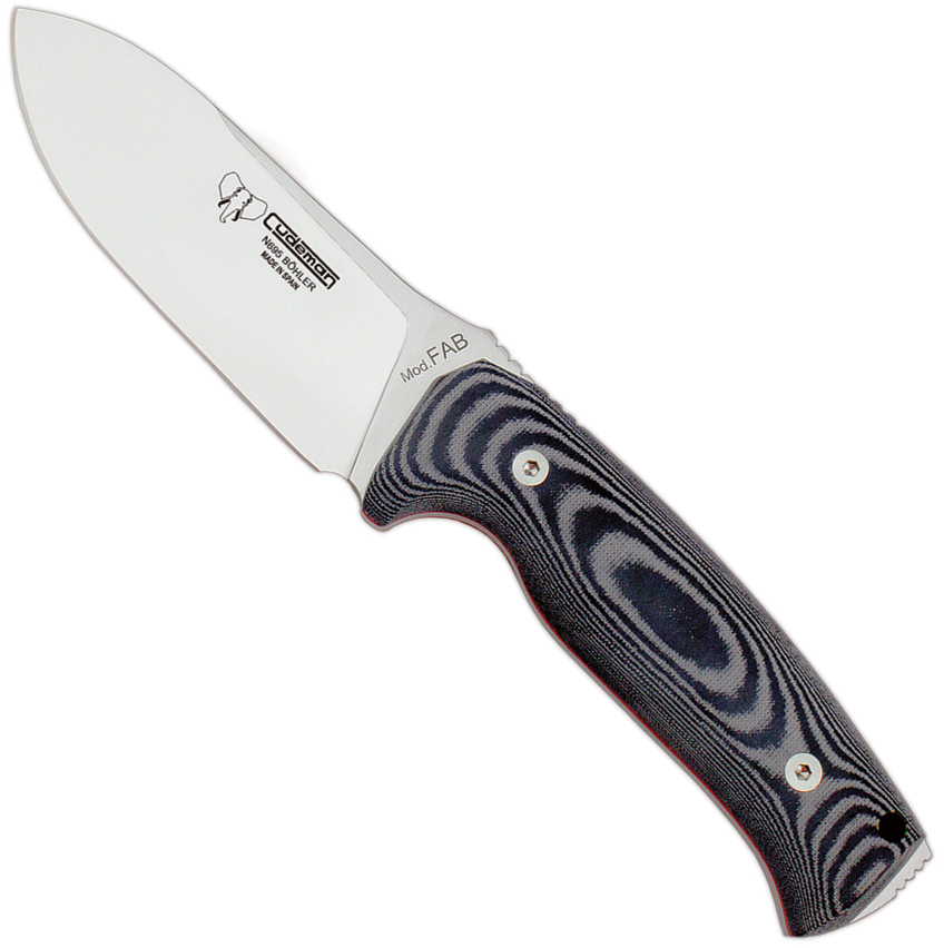 product image for Cudeman Black Fixed Blade Model 4.5 N695 Stainless