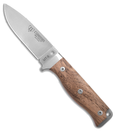 product image for Cudeman MT 5 Fixed Blade Knife Walnut Wood 4 25 Satin