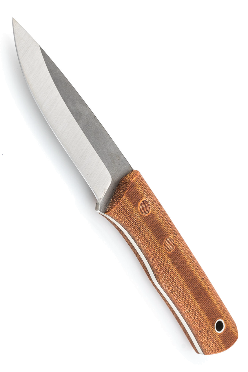 product image for Cumming Bladeworks Trailmaster Natural Canvas Micarta