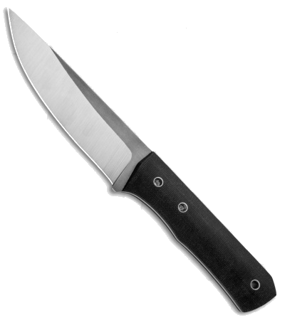 product image for Cumming Bladeworks Huntmaster Black Canvas Micarta AEB-L Stainless Steel Fixed Blade