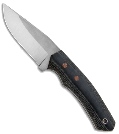 product image for Cumming Bladeworks Recon AEB-L Stainless Steel Fixed Blade Knife Natural Canvas Micarta Handle