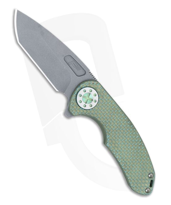 product image for Curtiss Knives Green F3 Medium CK28 Magnacut Spanto Flipper