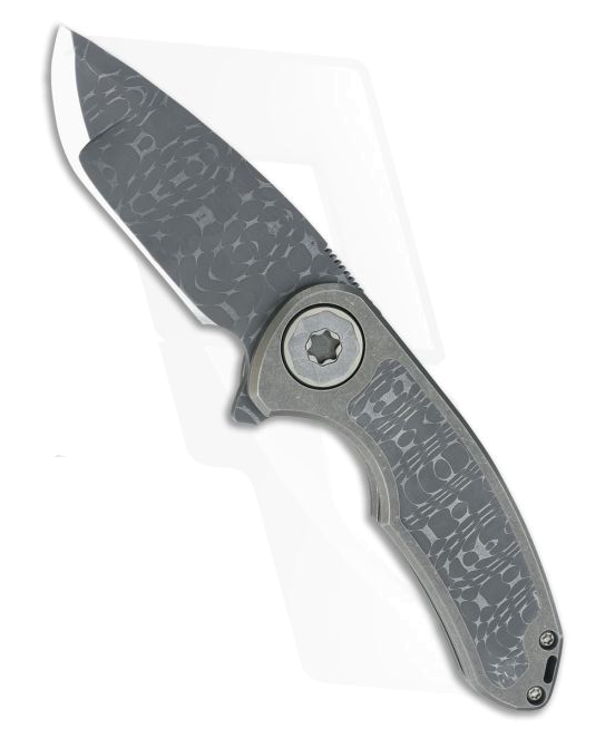 product image for Custom Curtiss F3 Medium Flipper HHH Damascus Knife