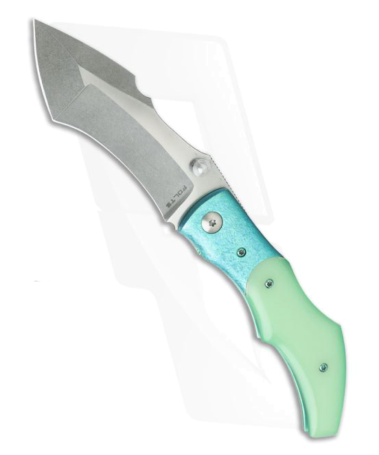 Custom Alan Folts Curvo Folder CPM 154 Titanium Glow Kirinite product image