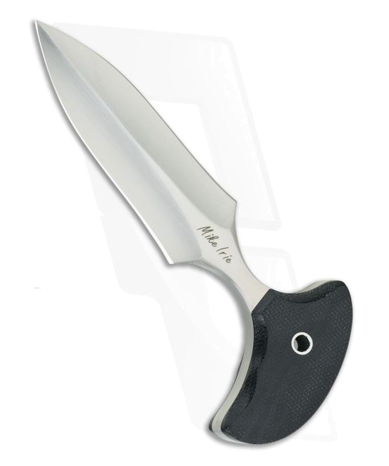 Custom Black Push Dagger CPM 154