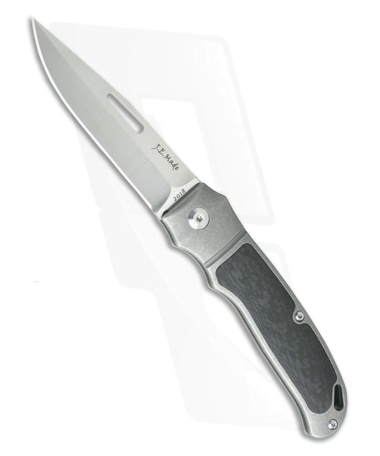 Custom Knife New York Special Slip Joint Carbon Fiber S35VN
