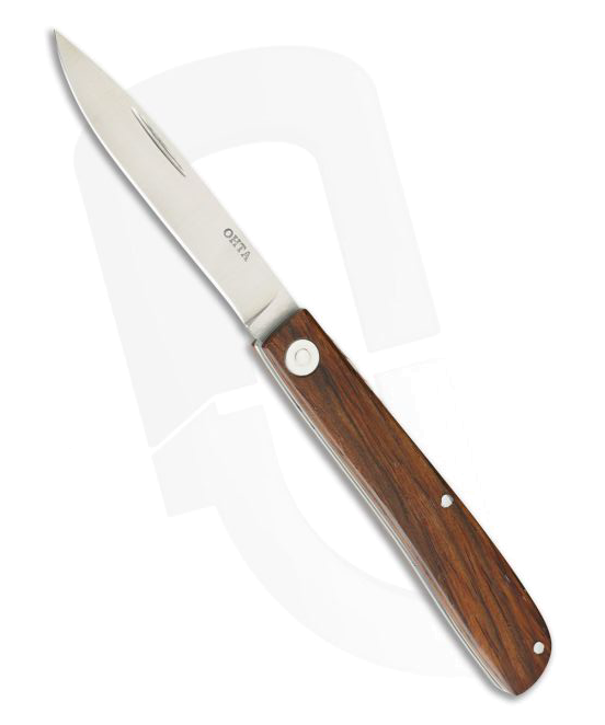 Custom Hiroaki Ohta Light Folder OLF Cocobolo Wood D2 Slip Joint Knife 4008