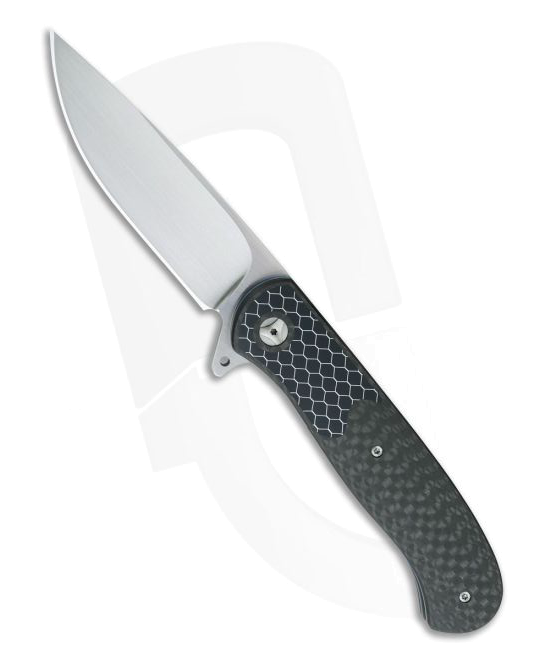Custom Burger Atlas Plus M390 Flipper Knife product image