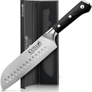 product image for Cutluxe Artisan Series Santoku Knife 7" High Carbon German Steel