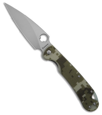 Daggerr Zhalo Liner Lock Knife Camo G-10 Bead Blast VG-10