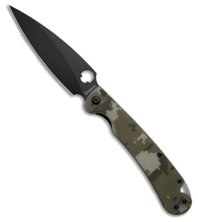 product image for Daggerr Zhalo XL Liner Lock Knife Camo G-10 Black