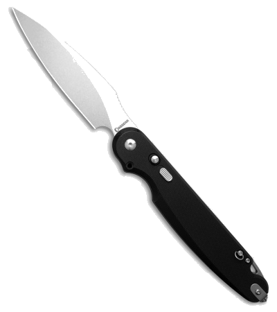 product image for Daggerr Parrot Button Liner Lock Knife Black G10