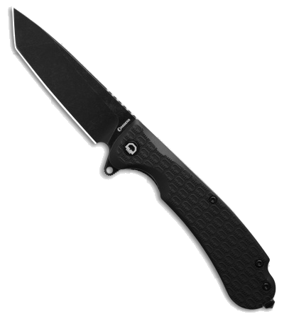 Daggerr Knives Yakuza Liner Lock Knife Black FRN 3 5 Black Stonewash