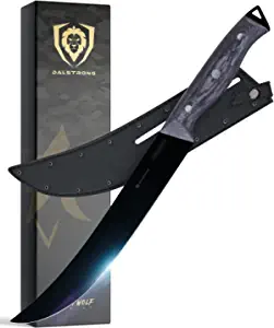 product image for Dalstrong Black Delta Wolf Series Butcher Breaking Knife HC 9 CR 18 MOV Steel G10 Camo Handle