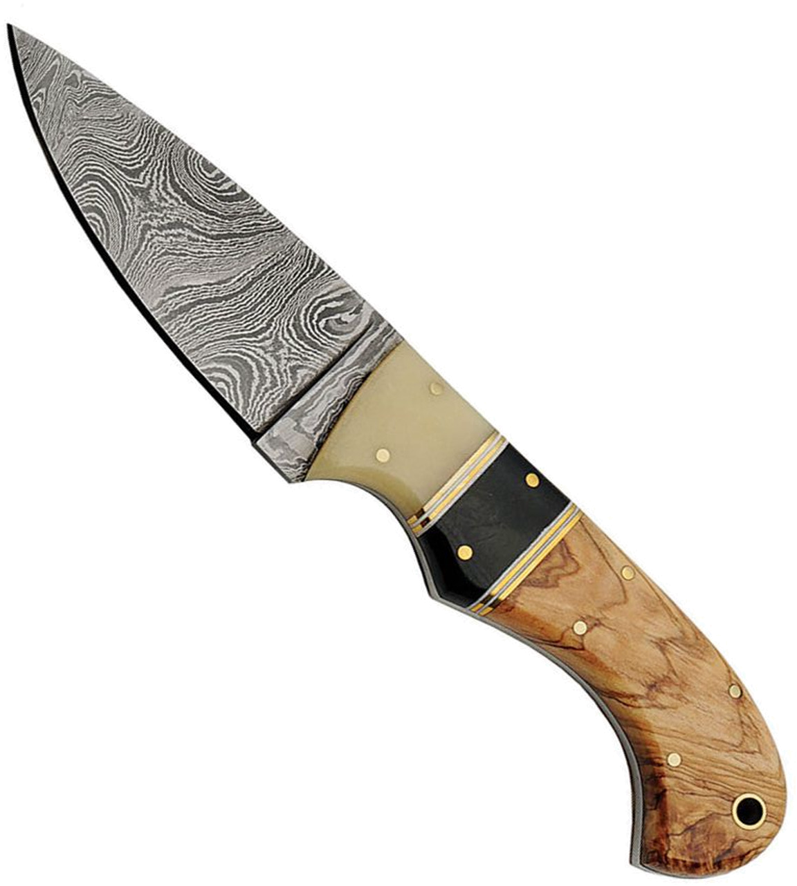 product image for Damascus-Blade Damascus Skinner Bone Horn Wood DM 1192