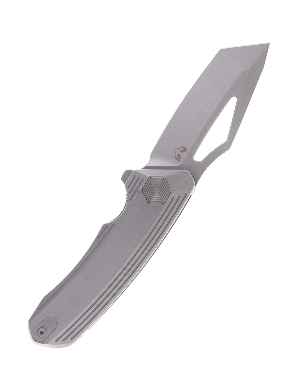 product image for Damned-Design Banshee Titanium S35VN Tanto Folding Knife