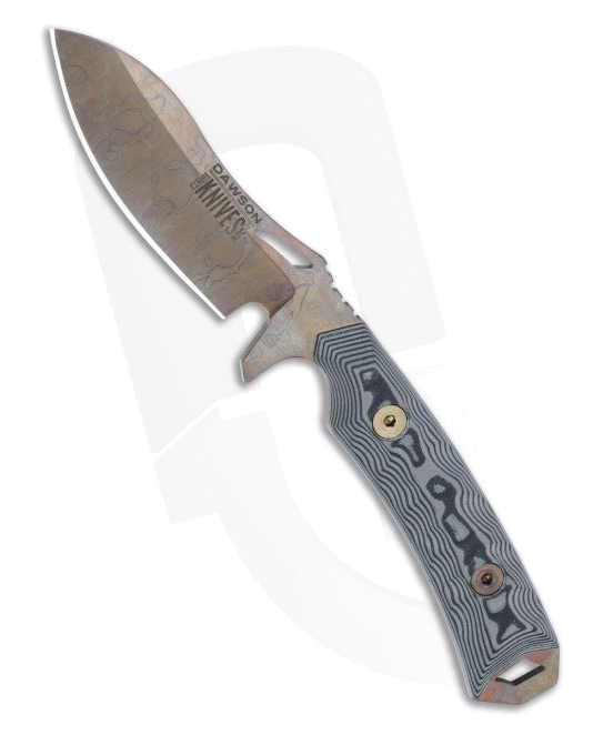 product image for Dawson Knives Harvester Arizona Copper Magnacut Gray Black G 10