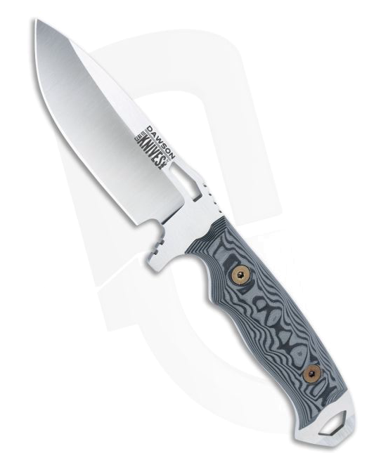 product image for Dawson Knives Nomad Satin Magnacut Gray Black G 10