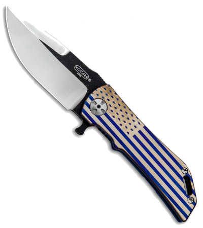 product image for DDR Darrel Ralph Designs Dominator D35 Purple Titanium Flipper Knife