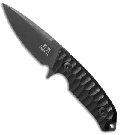 product image for Dendra Inazuma Black G-10 Handle Fixed Blade Knife