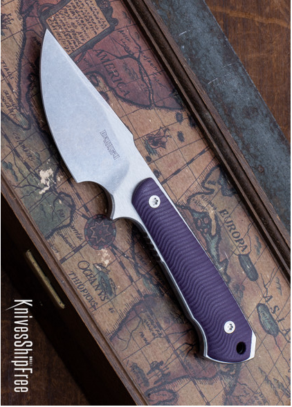 product image for Dervish Knives Prima Purple G10 Nitro V