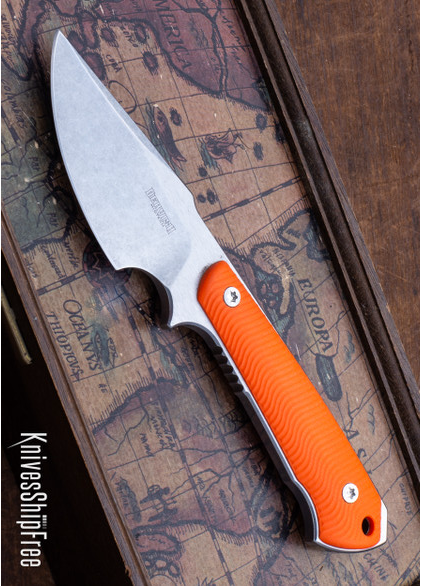 product image for Dervish Knives Prima Nitro V Orange G10 2 Tone