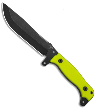 product image for DoubleStar Pathseeker Hi-Vis Green G-10 Black Stonewashed Blade