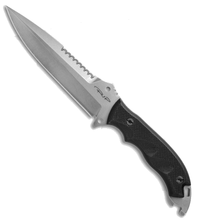 product image for DPx Gear HEFT 6 Assault Black G10 Fixed Blade Knife