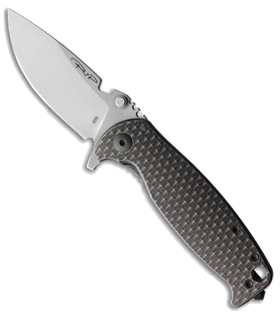 product image for DPx-Gear HEST/F Frame Lock Knife Black G-10 Handle Grey Niolox Blade