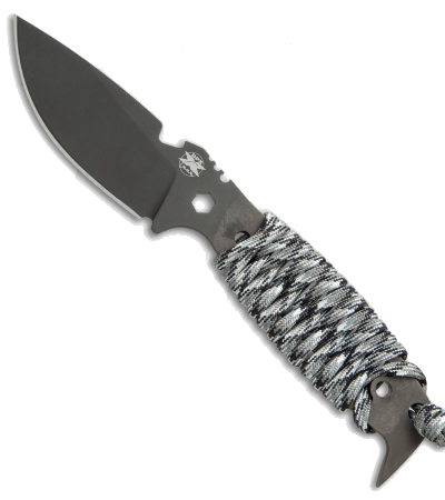 product image for DPx Gear HEST II Assault Survival Knife Urban Camo Paracord Wrap Gray