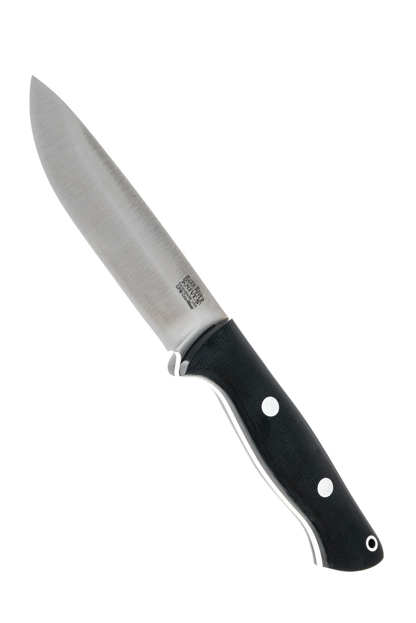 product image for Drop Bravo 1 25 LT Black Canvas Micarta Cru Wear Handmade Knife