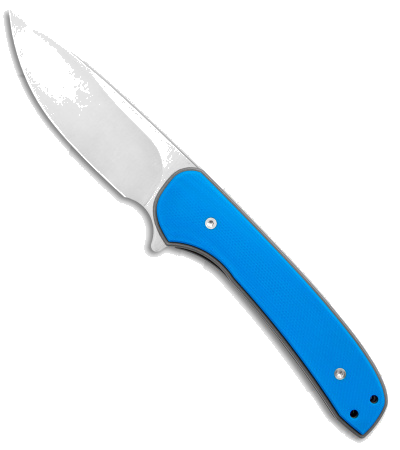 product image for DROP Ferrum Forge Gent Frame Lock Blue G10 CPM S35VN Knife