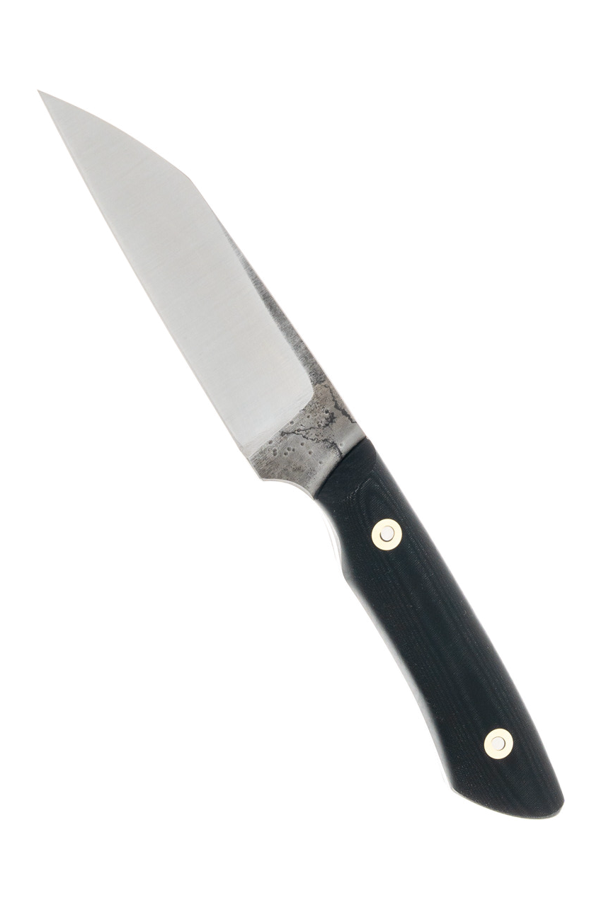 product image for Edge Knife Works Huntsman Black Canvas Micarta Knife