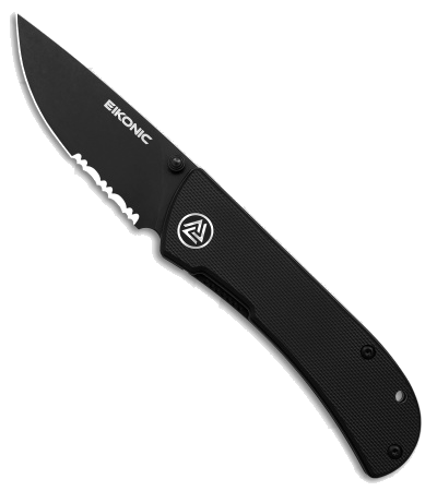 product image for Eikonic Fairwind Black G-10 Liner Lock Folding Knife