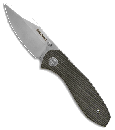 product image for Eikonic Kasador Olive Micarta Folding Knife