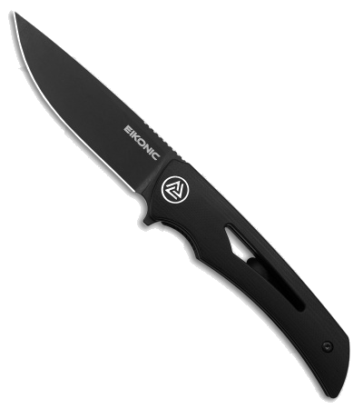product image for Eikonic Aperture Black G-10 D2 Folding Knife