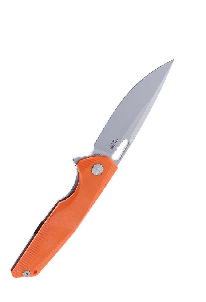 product image for Ek Folding Knife Orange Handle 154 CM Plain Edge RK 802 OR