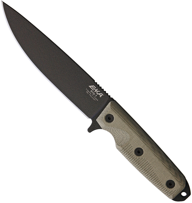 product image for EKA RTG 1 Black 5.75" Fixed Blade Knife