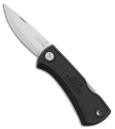product image for EKA Swede 88 Black Lockback Folding Knife 618108