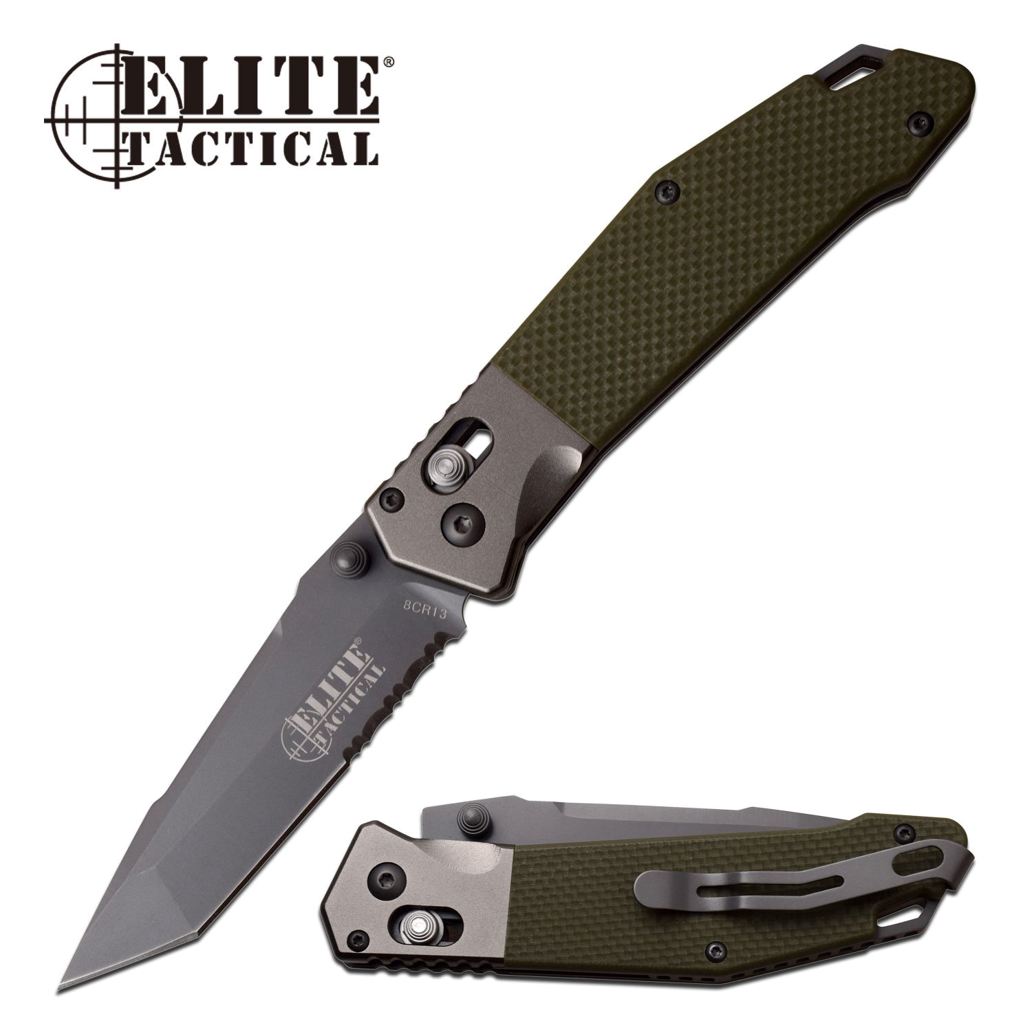 product image for Elite Tactical Folding Pocket Knife