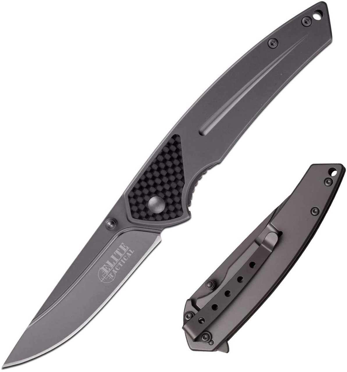 product image for Elite Tactical A1006A O Frame Lock Knife Stainless Handle