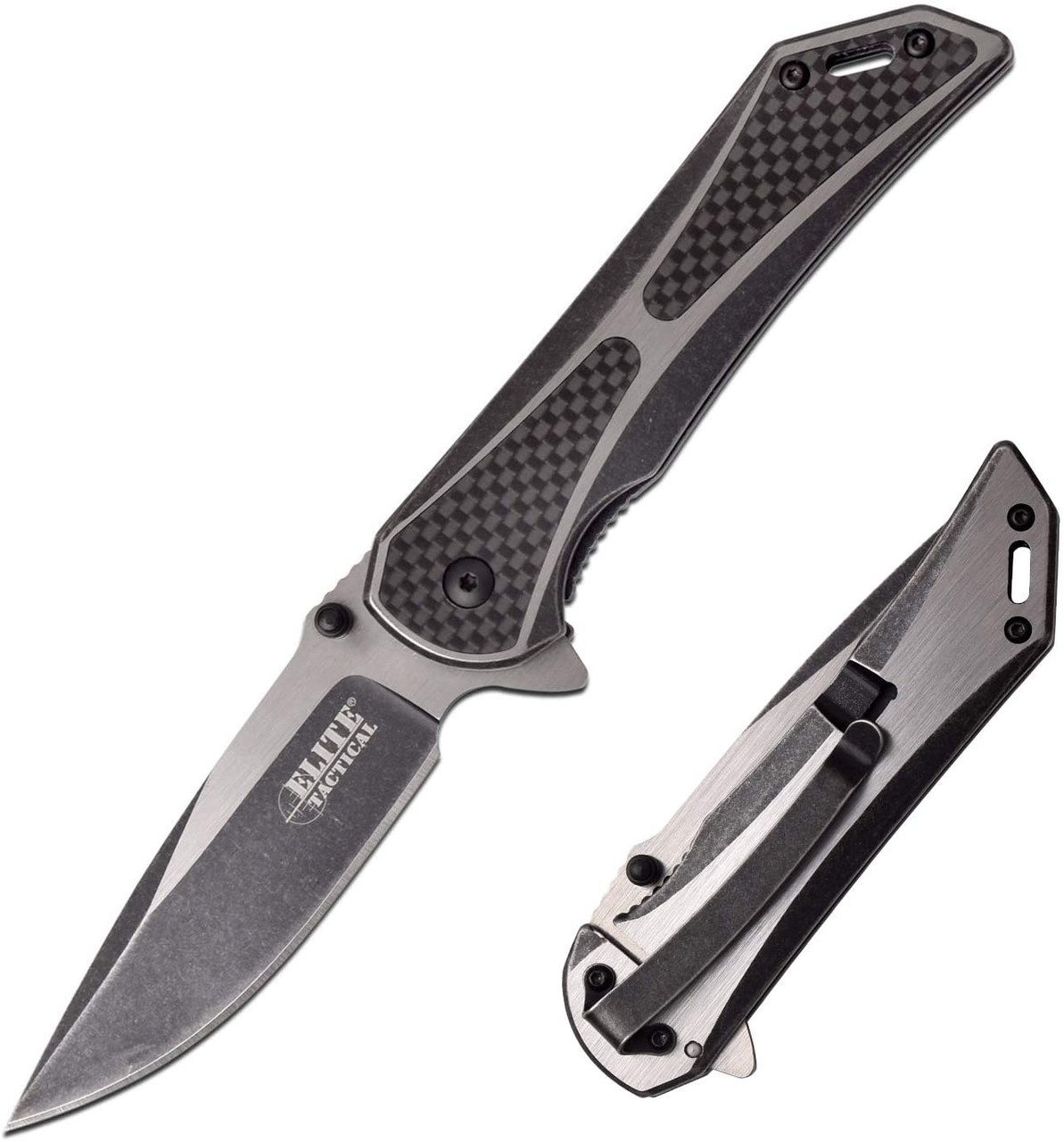 product image for Elite Tactical ET 1008 Black Frame Lock Knife