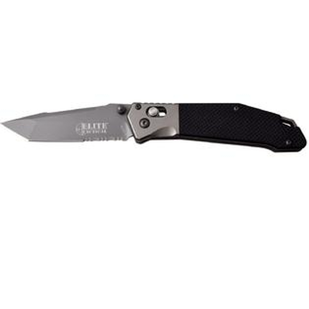 product image for Elite Tactical ET1027 Black Aluminum Handle Rapid Lock Knife